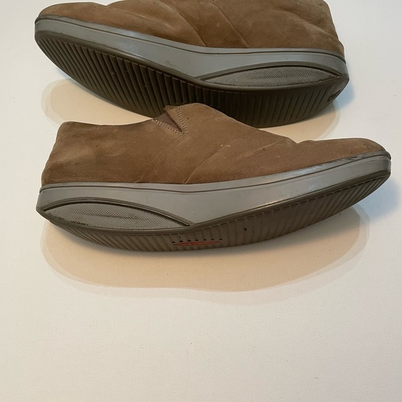 MBT Men\'s Brown Slip-On Loafers Rocker Suede Shoes SB-Y